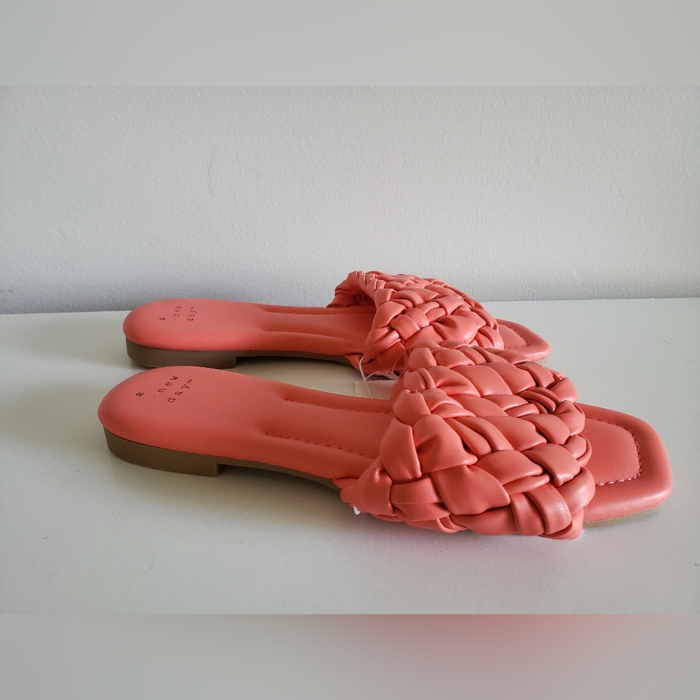 A New Day Pink Carissa Sandals Size 6.5